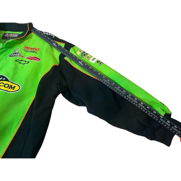 Vintage Nascar Racing Mark Martin Jacket GoDaddy Green 2XLarge‎ Coat Mens - Picture 6 of 7